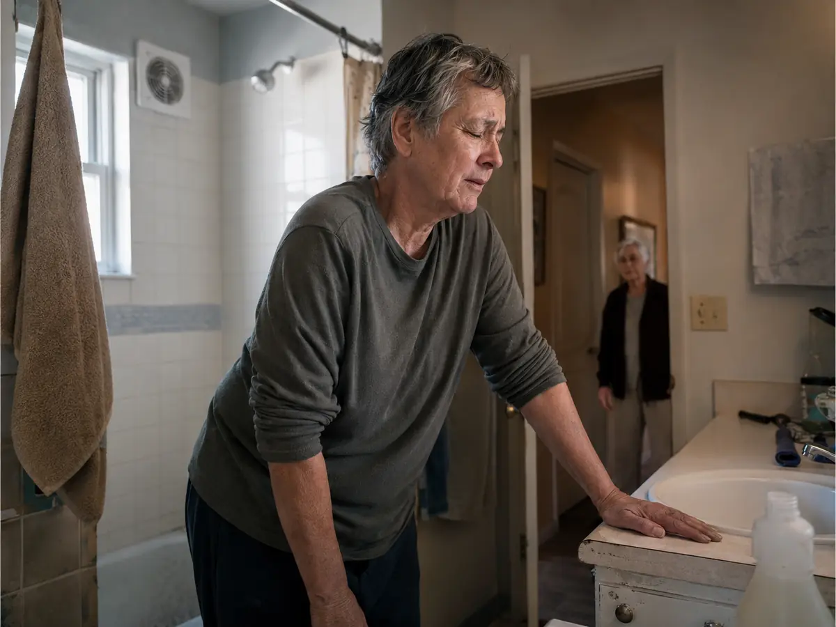 At 2:13 A.M., Maria Turned Her Mother’s Bathroom Into an Exposure Chamber — editorial visual
